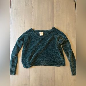 Hollister Green Soft Sweater - Size small